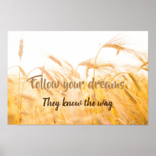 Poster-Follow Your Dreams Poster