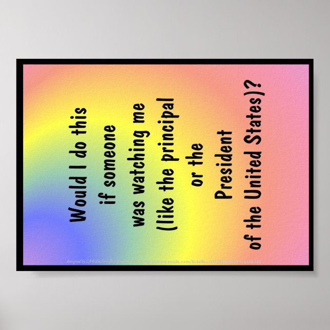 Poster for Character Development (Front)