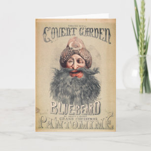 Poster for Christmas pantomime Holiday Card