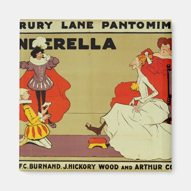 Poster for 'Cinderella' Magnet (Front)