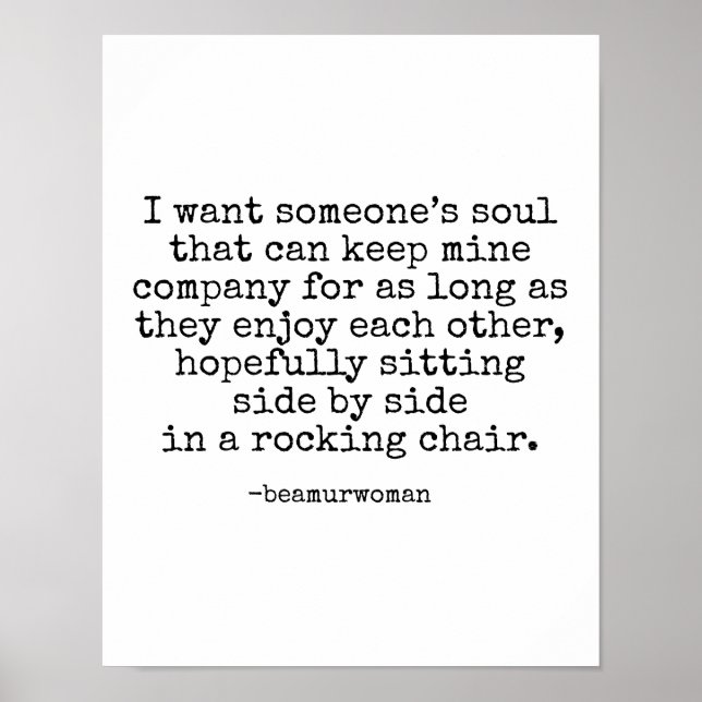 Poster For Framing I Want Someone's Soul (Front)