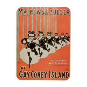 Poster for 'Mathews & Bulger' at Gay Coney Island Magnet