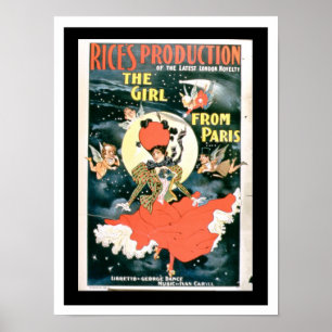 Poster for 'Rice's Production of The Girl from Par