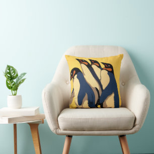 Poster For Subway Transportation To The London Zoo Cushion
