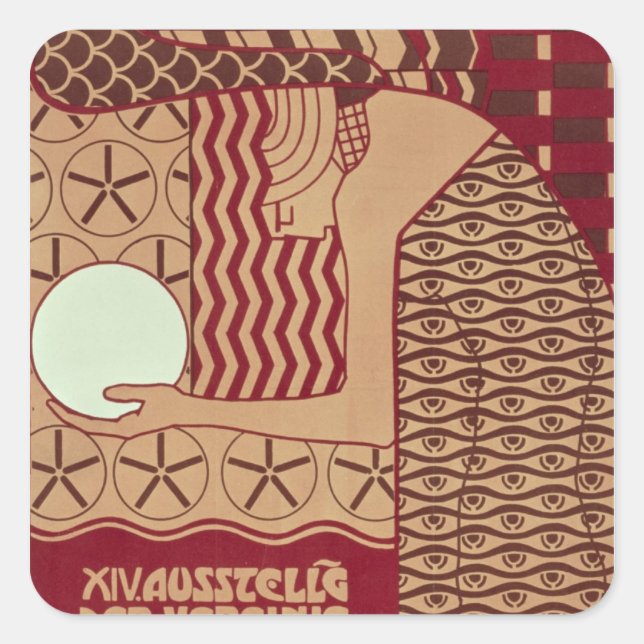 Poster for the 14th Exhibition of Vienna Square Sticker (Front)