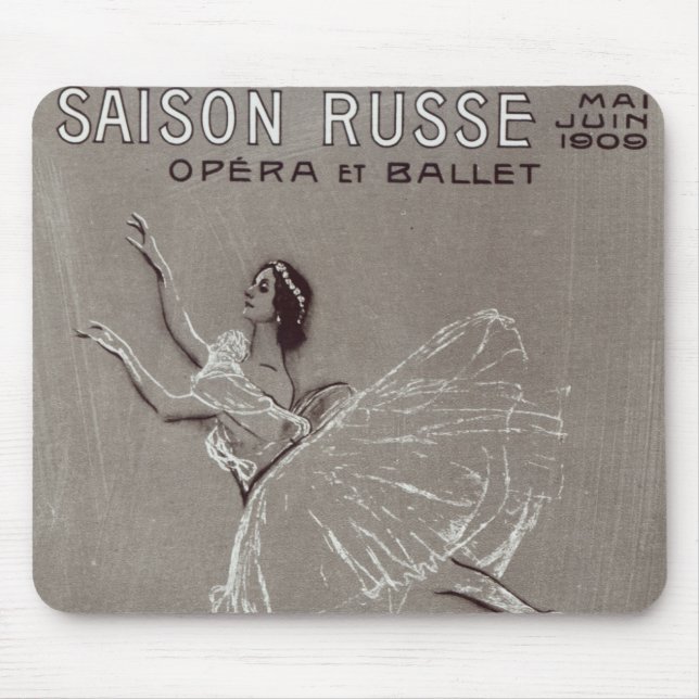 Poster for the 'Saison Russe' Mouse Pad (Front)