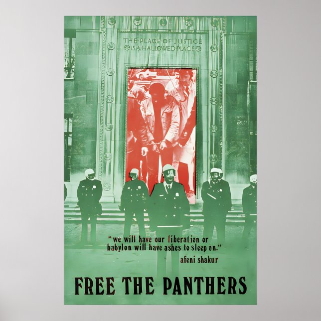 Poster Free the Black Panthers We will have our (Front)
