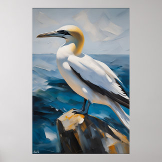 Poster | Gannet | Painting Style
