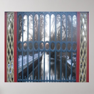 Poster Gated River View Thetford UK