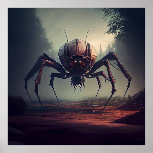 Poster Giant insect (Front)