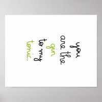 Poster Gin & Tonic