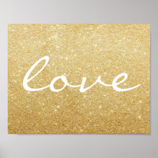Poster - Glitter love
