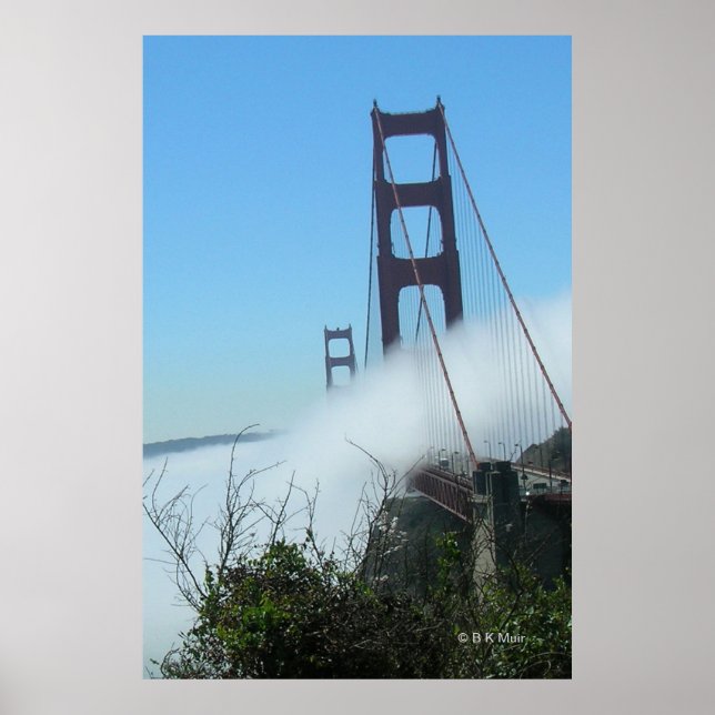 Poster - Golden Gate in the fog (Front)