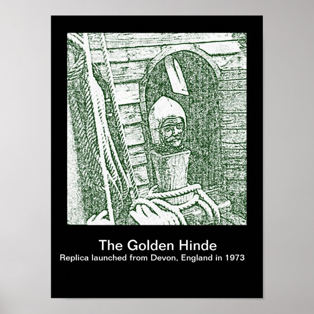 Poster - Golden Hinde Capstan (Front)