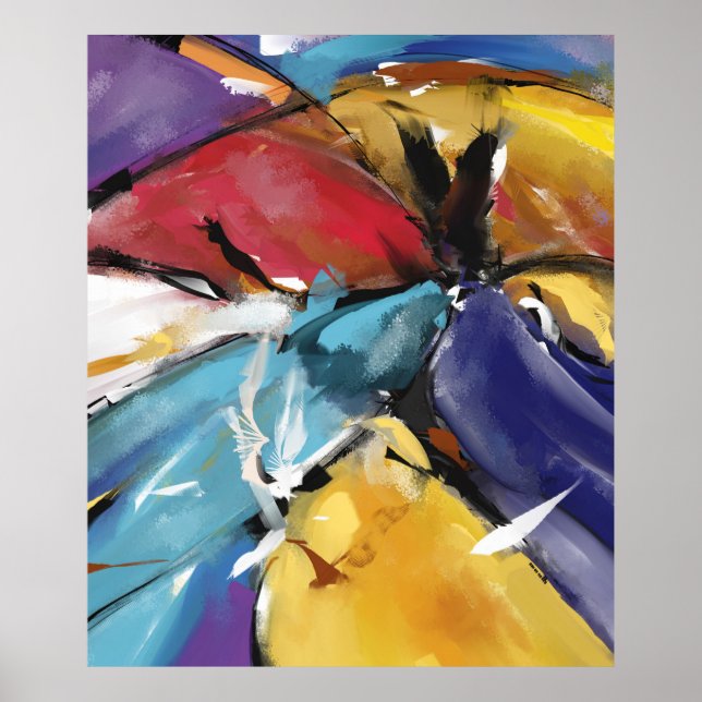 Poster Grand Modèle 1510 "L'Aigle et les Colombes" (Front)