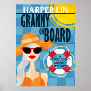 POSTER Granny on Board by Harper Lin Book
