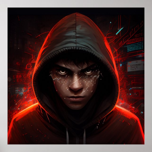 Poster hacker (Front)