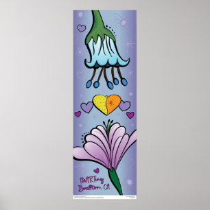 Poster - heARTing Flowers - Buellton.Art