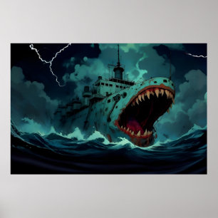 Poster"Hello from the Abyss" Poster