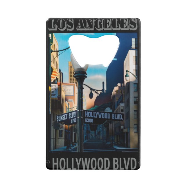 Poster Hollywood Blvd. Bottle Opener (Back)
