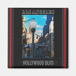 Poster Hollywood Blvd. Magnet