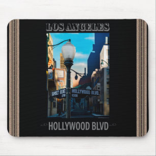 Poster Hollywood Blvd. Mouse Pad