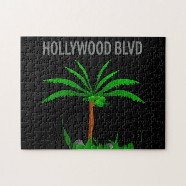 Poster Hollywood Blvd. Puzzle (Horizontal)