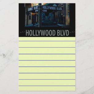 Poster Hollywood Blvd. Stationery