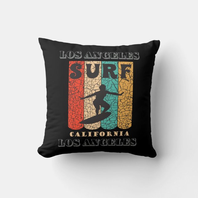 Poster Hollywood Blvd. Throw Pillow (Front)