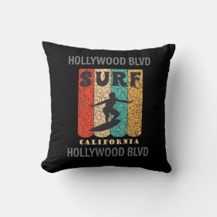Poster Hollywood Blvd. Throw Pillow