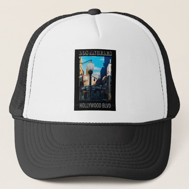 Poster Hollywood Blvd. Trucker Hat (Front)