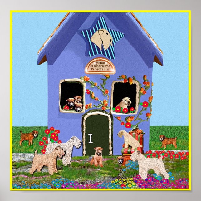 Poster: Home Is Where the Wheaten Is Poster (Front)