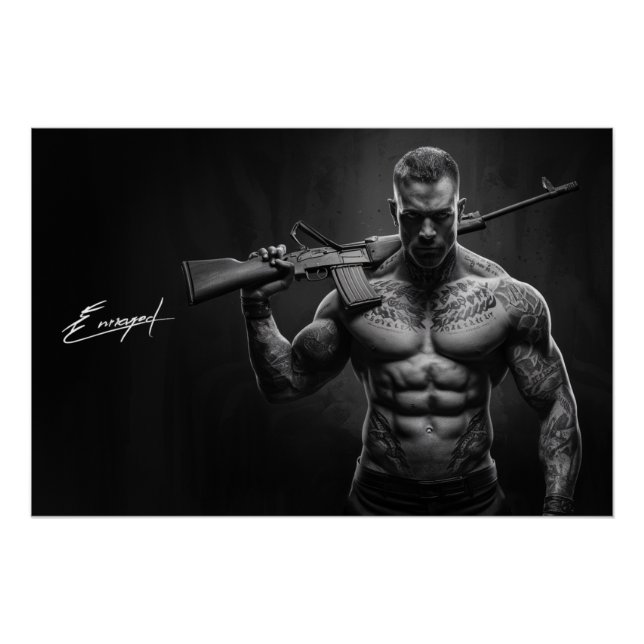 Poster Homme Enraged 05 (Front)