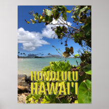 Poster - Honolulu Hawaii