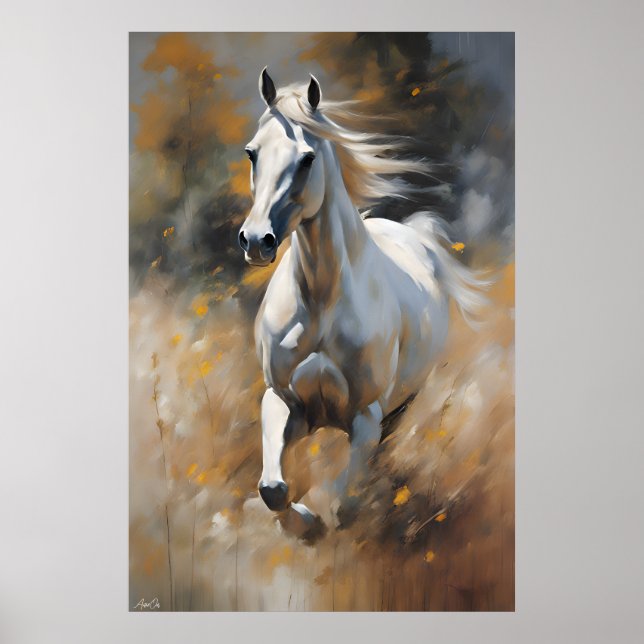 Poster | Horse | Painting Style  (Front)