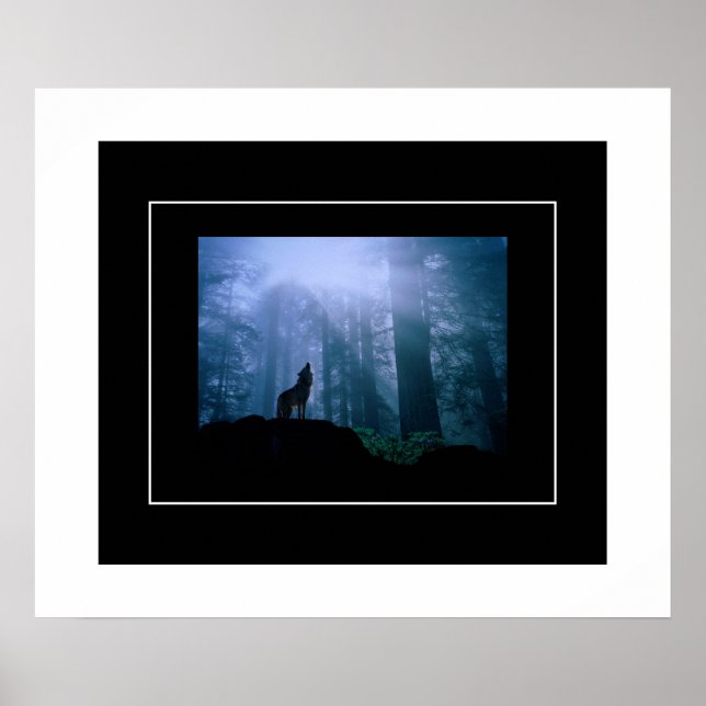 Poster-Howling Wolf Poster (Front)