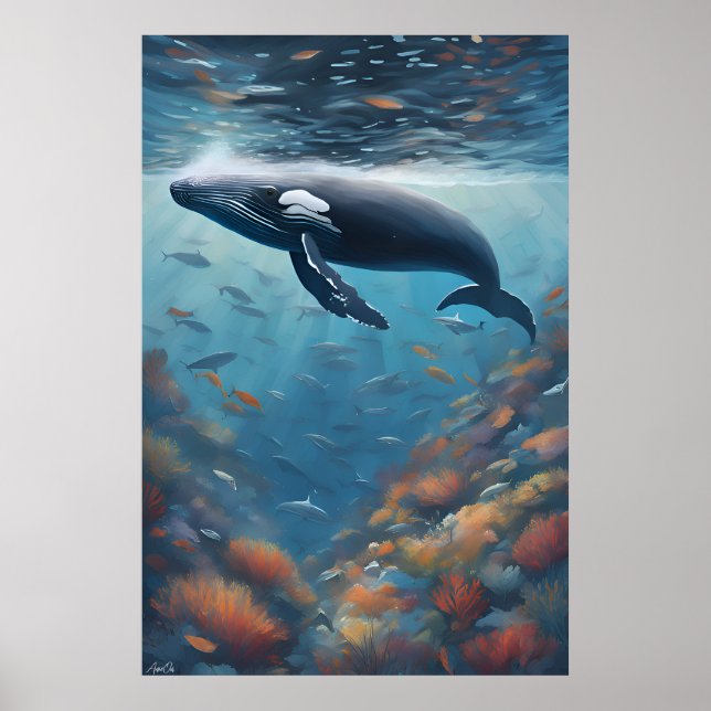 Poster | Humpback Whale | Art  (Front)