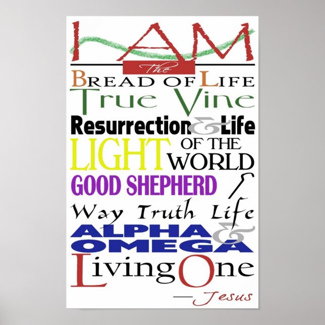 Poster I Am Sayings (Front)