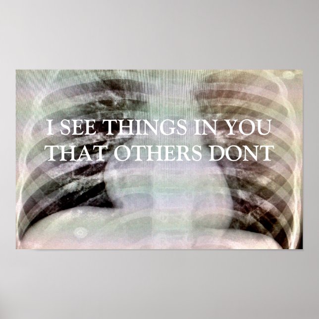 POSTER - I SEE THINGS IN YOU OTHER DONT (Front)