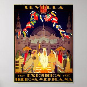 Poster Ibero-American Exposition of 1929