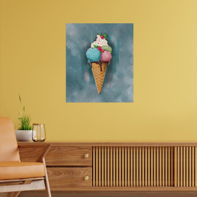 Poster  Ice cream (Living Room 2)
