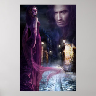 poster ilustración "Noches de Pecado"