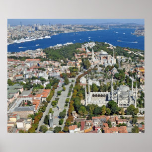 Poster: Istanbul - Sultanahmet and Bosphorus Poster
