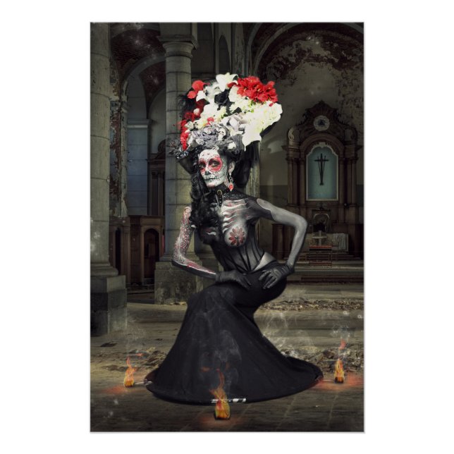 Poster Jeff Mougenot/Frederica Lolly (catrina) (Front)