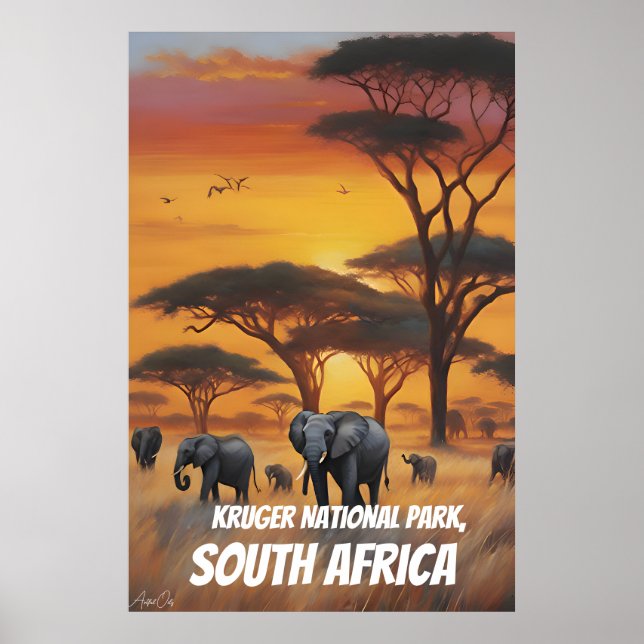 Poster | Kruger National Park | Art (Front)