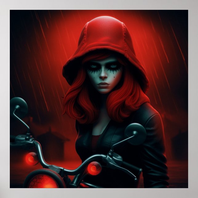 Poster La Rebelle in the Red Hat (Front)