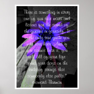 Poster, Large Sunflower with raindrops Inspiration Poster