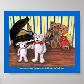 Poster, Little Bear's First Piano Lesson Poster
