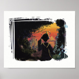 Poster - lo-fi sunset by micgurro