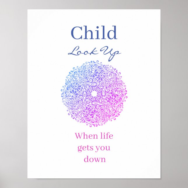Poster-Look Up Child Poster (Front)